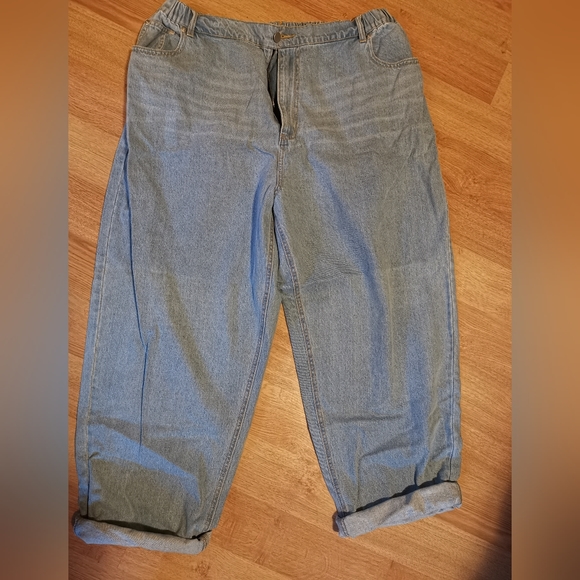 100% cotton pull on jeans - Picture 2 of 4